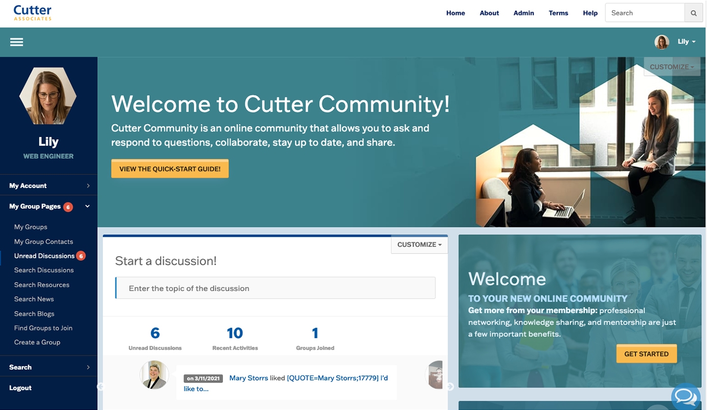 Cutter Associates Community